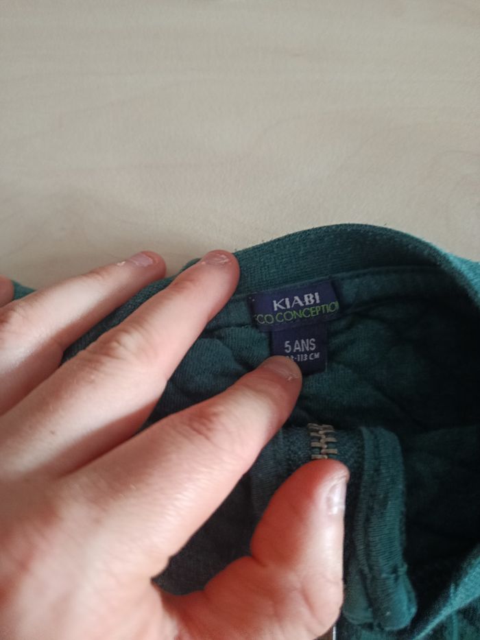 Gilet boy Vert foncé a donné - photo numéro 3