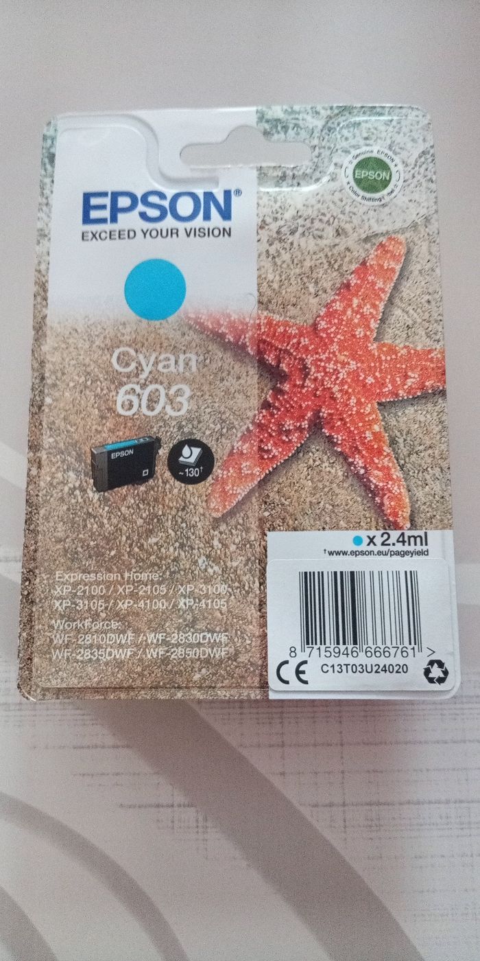 Cartouche neuve Epson 603