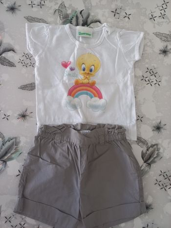 Short +tee-shirt