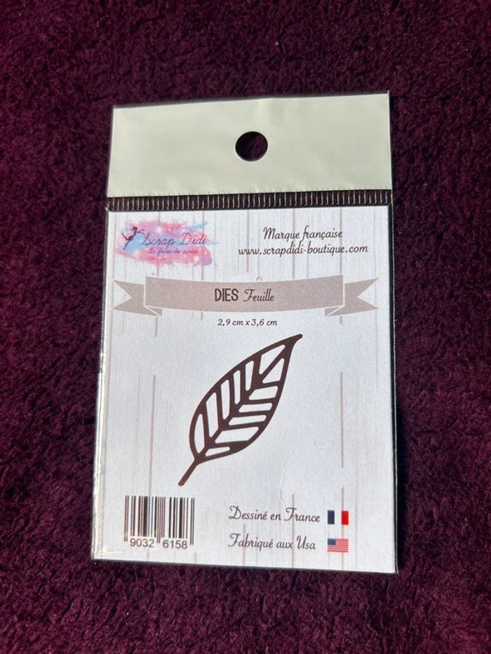 Dies feuille - neuf - Scrap Didi