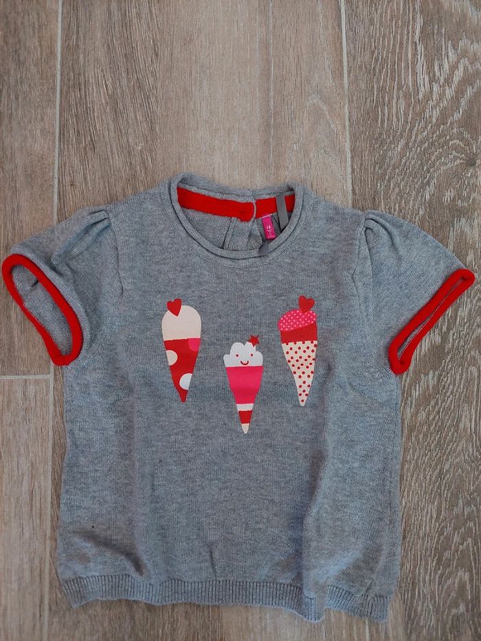 Pull manches courtes