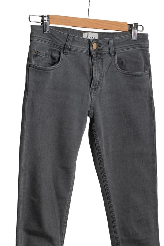 Jean slim gris anthracite – Sézane Denim – Taille 36 - photo numéro 3
