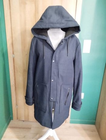 Manteau long laine