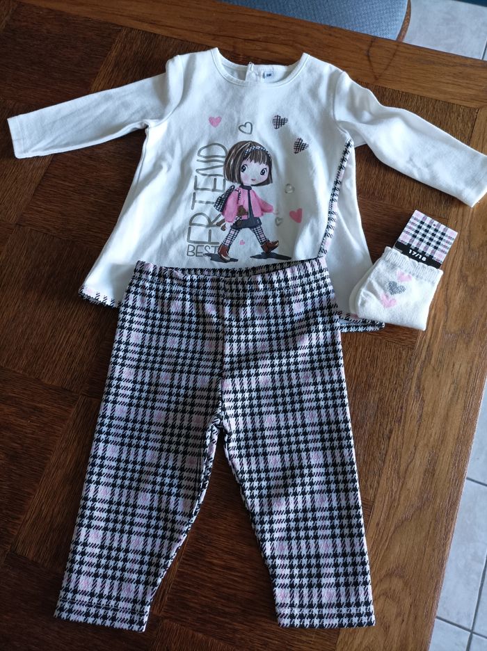 Ensemble petite fille 6 mois