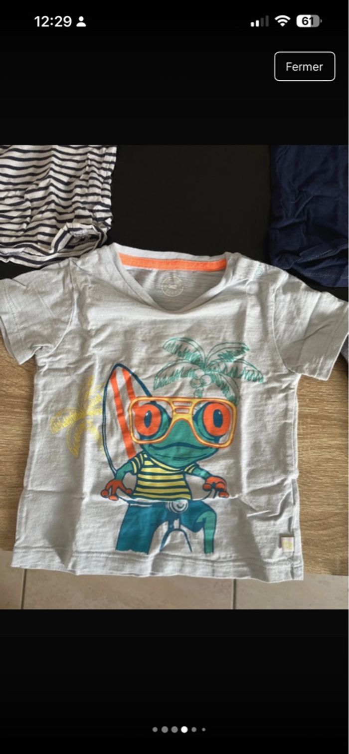 Lot de 9 t-shirt garçon 2 ans - photo numéro 4