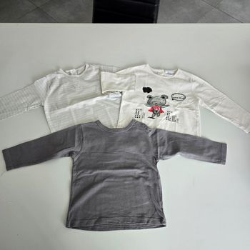 Lot de 3 t-shirts manches longues - kitchoun - 18 mois