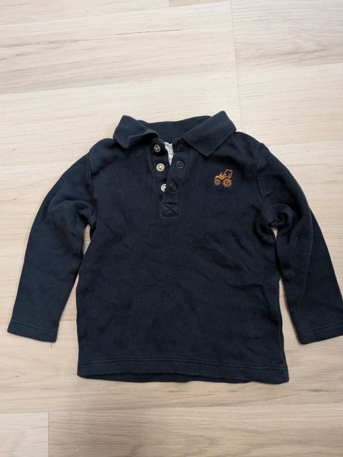 T-shirt manches longues garçon 9-12 mois