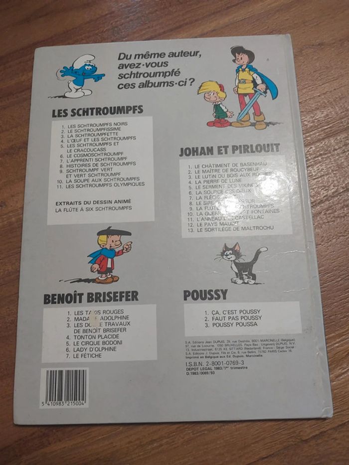 BD les Schtroumpfs Olympiques, pâques Schtroumpfantes et le jardin des schtroumpfs - photo numéro 2