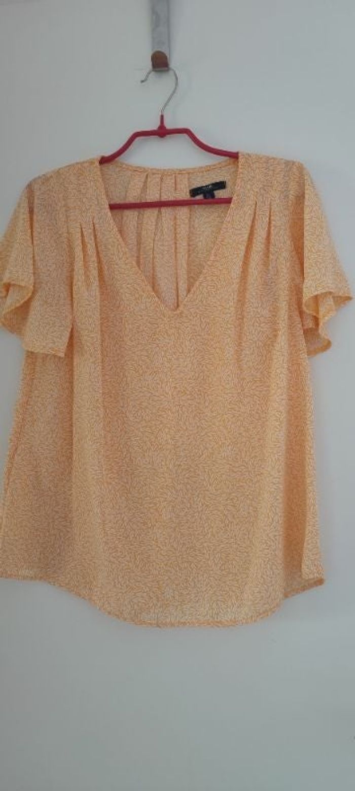 Blouse manches volants
