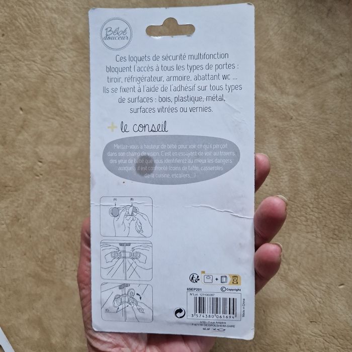 Loquets sécurité enfant - photo numéro 2