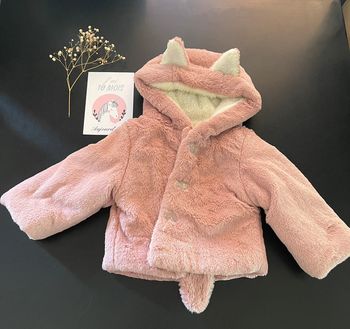 Manteau doudou tout doux 18M