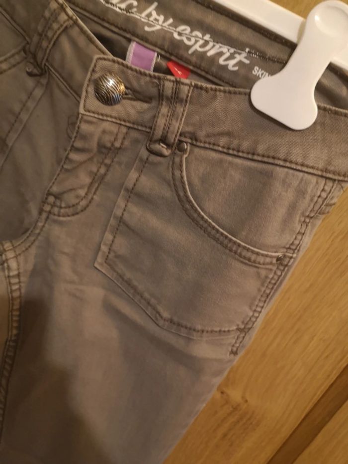 Jeans 3/4 Edc en gris beige 32 - photo numéro 5