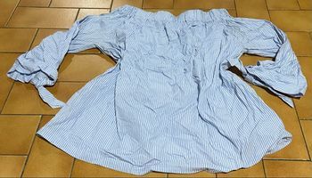 Haut rayé blanc bleu promod 42 