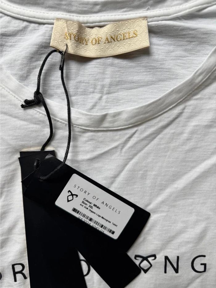 👕 T-shirt Story of Angels Blanc – Neuf avec étiquette