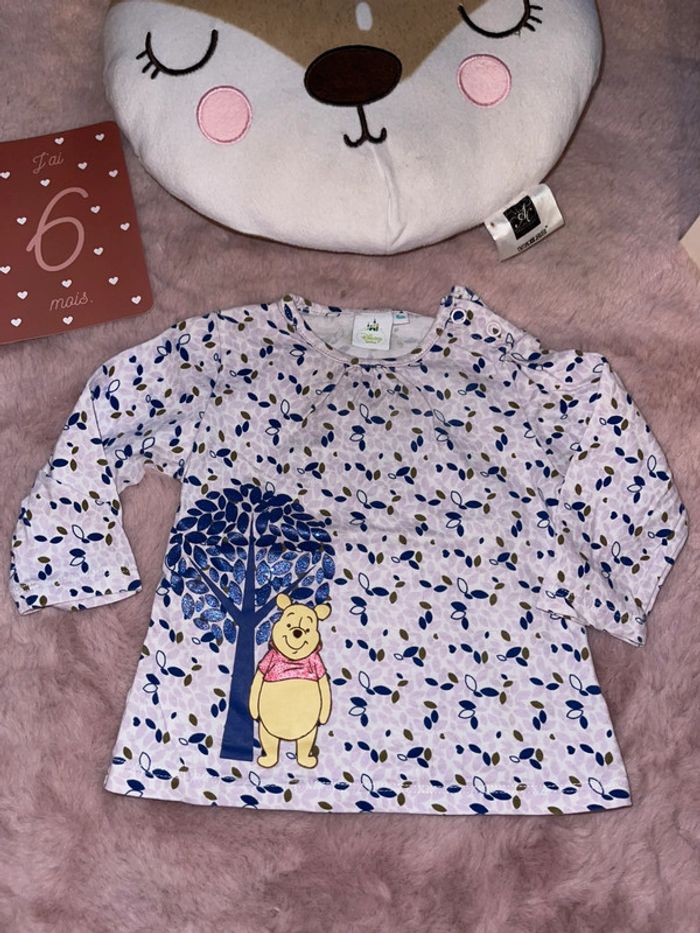 Lot de 4 tee shirt ML 6 mois - photo numéro 3