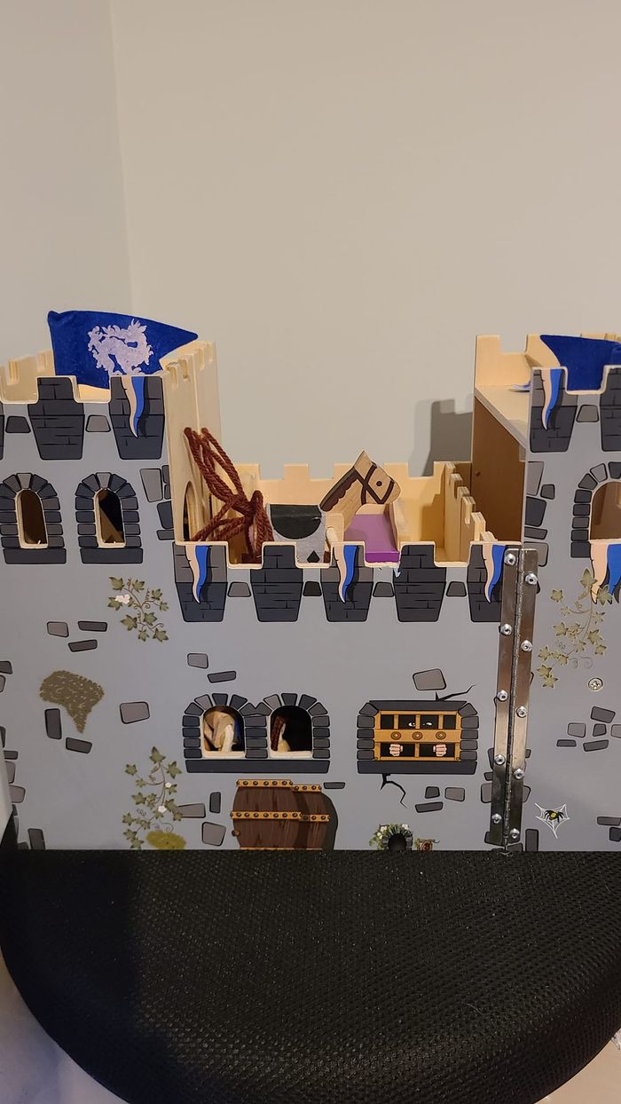 château fort playtive junior avec personnages