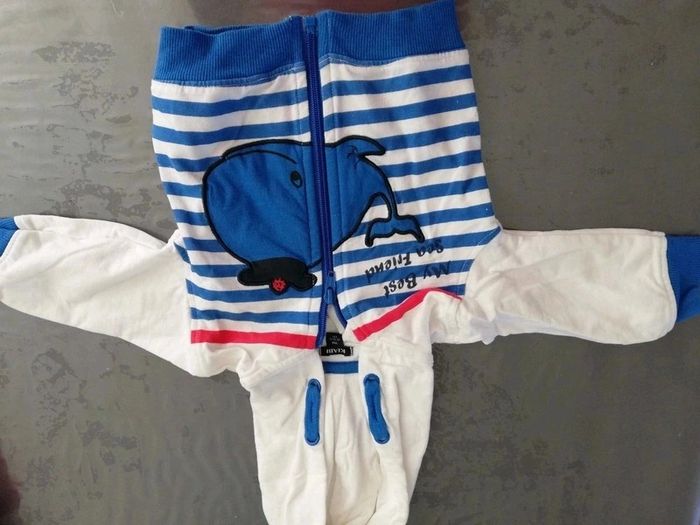 Veste zippée 9 mois manches longues - photo numéro 4