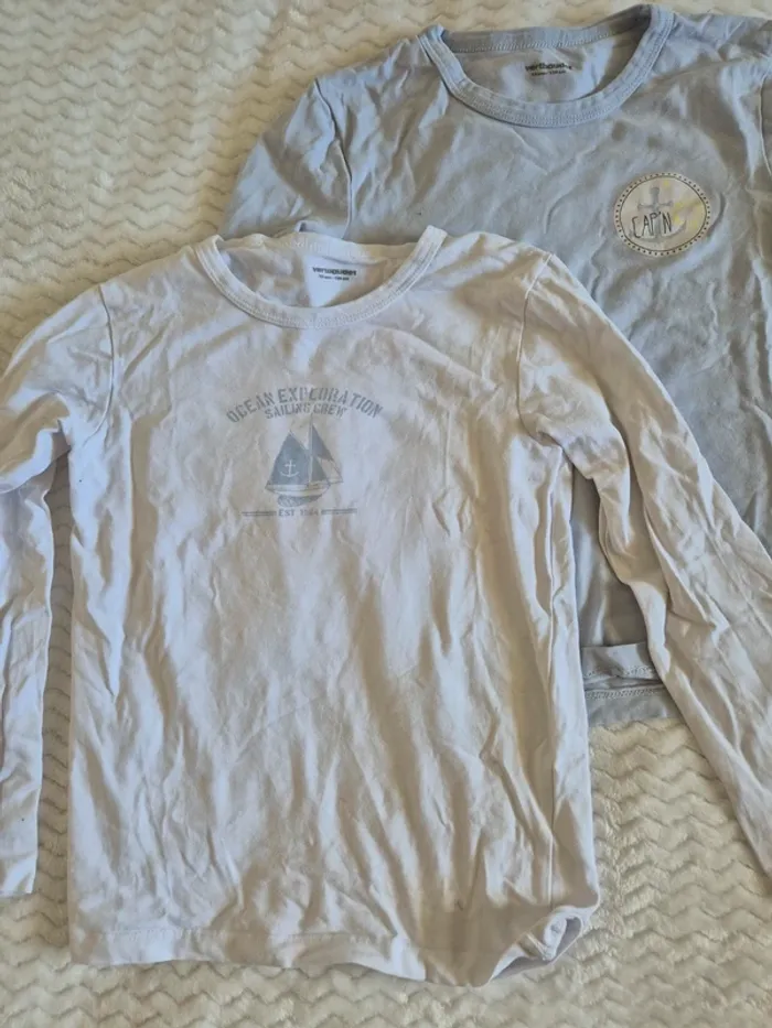 Lot de 3 maillots de corps manches longues  10 ans - photo numéro 3