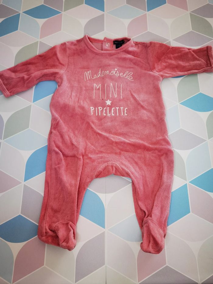 D3886 - pyjama fille 3 mois
