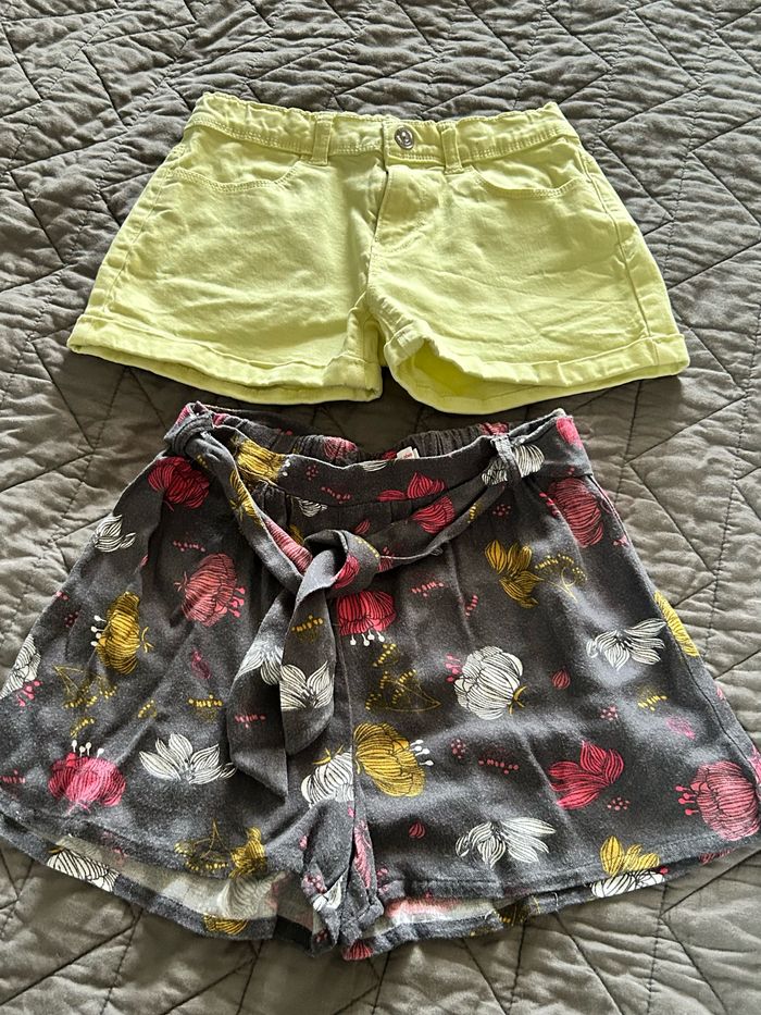 Lot 2 shorts été fille