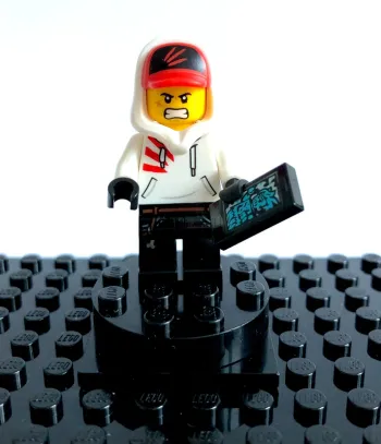 LEGO Hidden Side - Jack Davids, large smile/angry