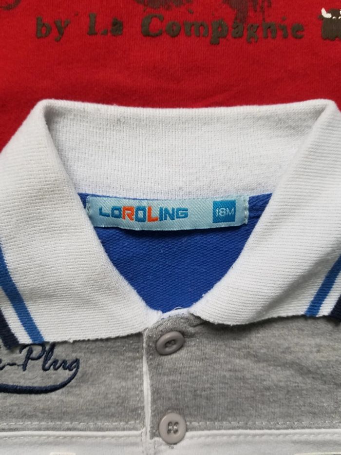 Lot de 2 hauts taille 18 mois bon état - photo numéro 2