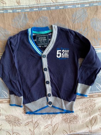 Gilet à boutons C&A bleu marine t98