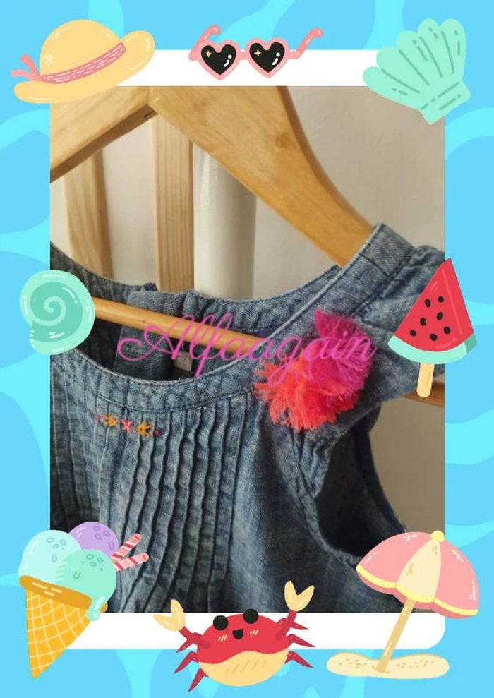 Robe jean catimini 4ans Tombouctou neuve - photo numéro 9