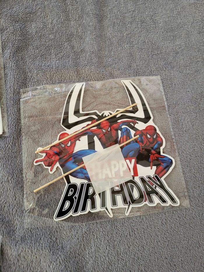 Lot décoration spider man - photo numéro 5