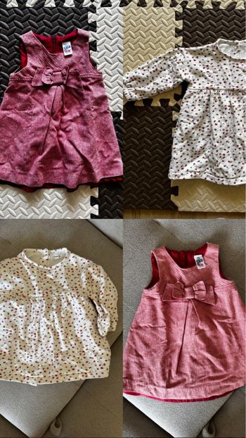 2 Robes: Zara kids et vertbaudet 
