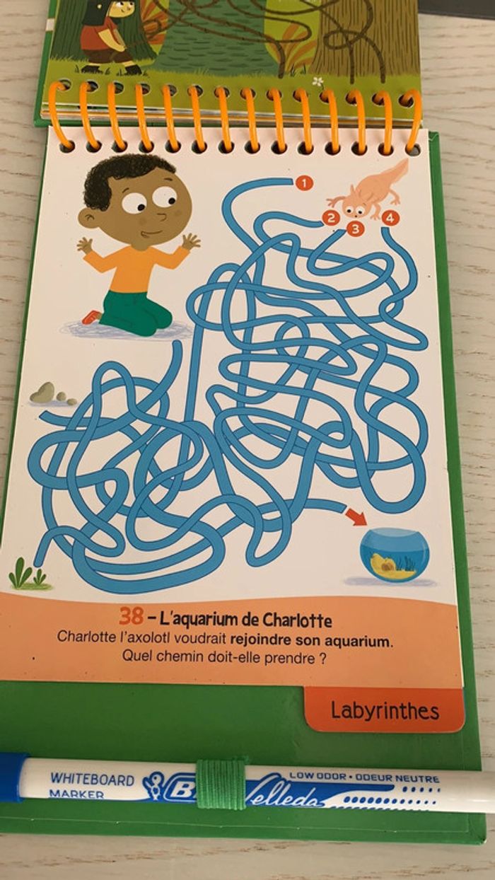 Livre 45 jeux effaçables Auzou - photo numéro 5