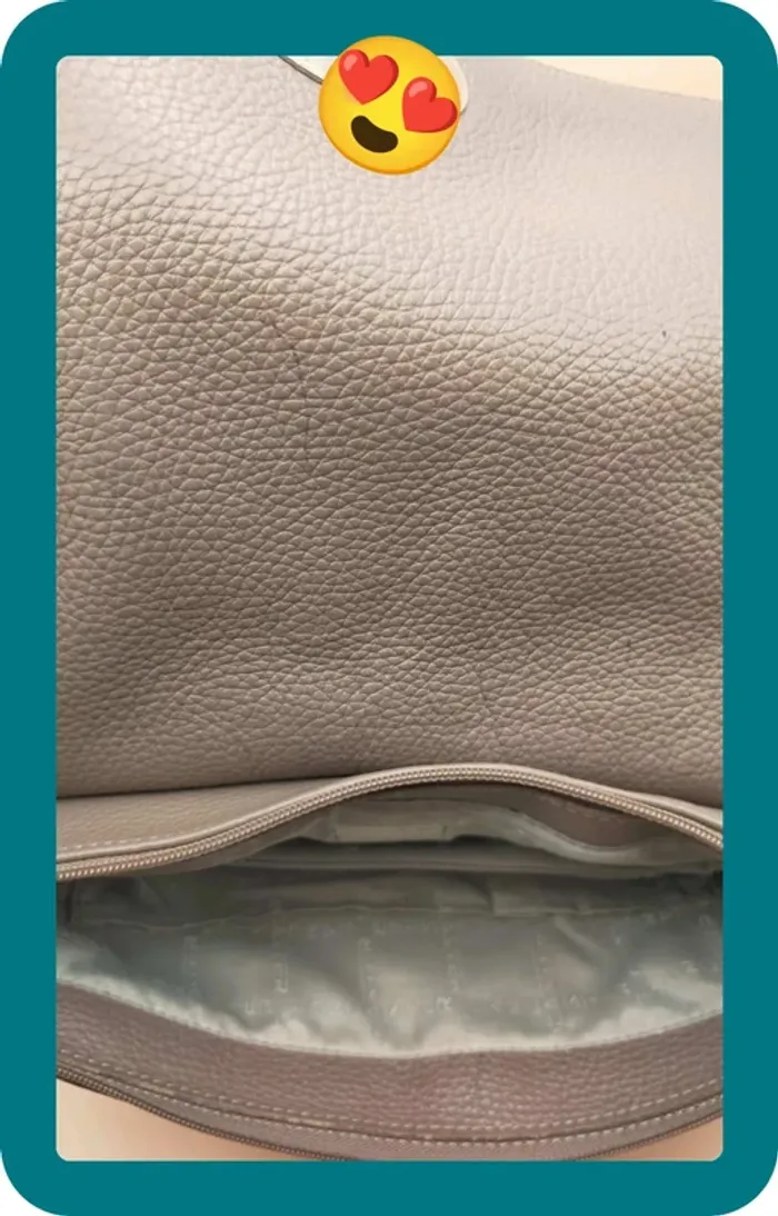 Sac à main Lancaster, beige - photo numéro 7
