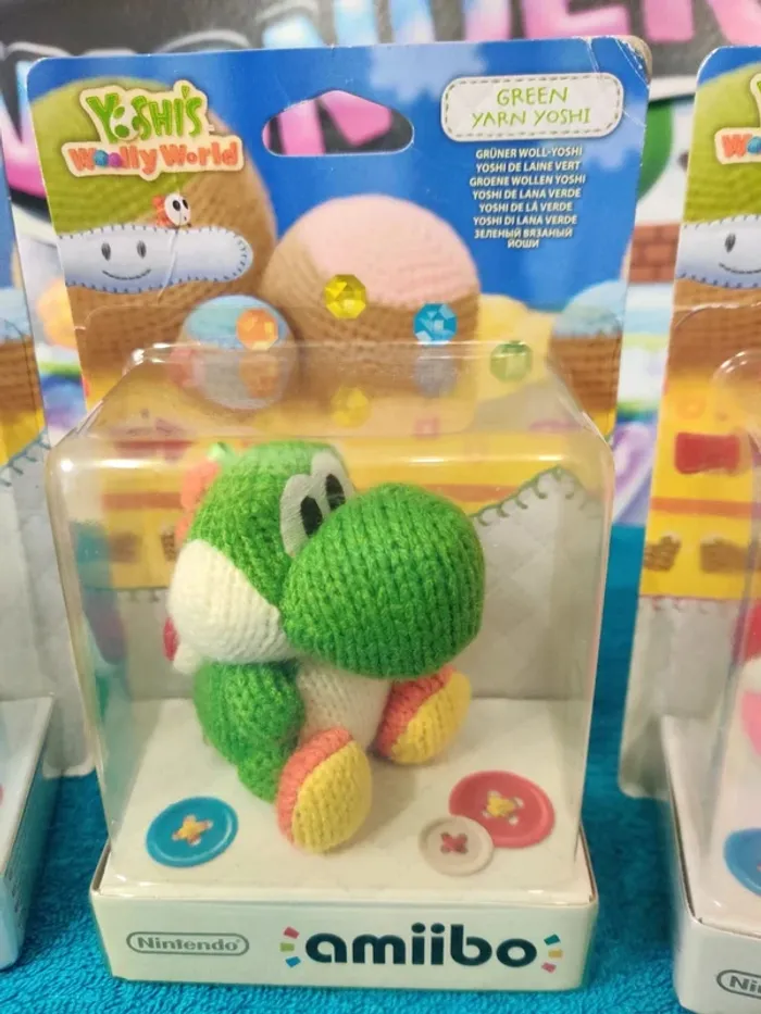 Nintendo Amiibo trilogie Yoshi laine - photo numéro 6