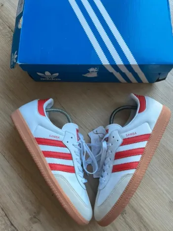 Adidas Samba OG White Red 43,5