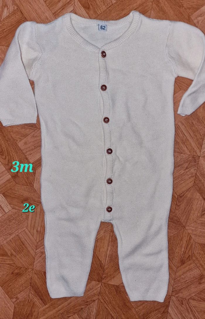 Combinaison laine 3mois