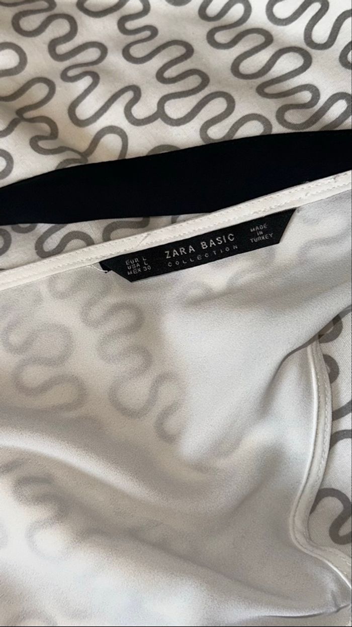 Chemisier débardeur Zara taille L - photo numéro 5