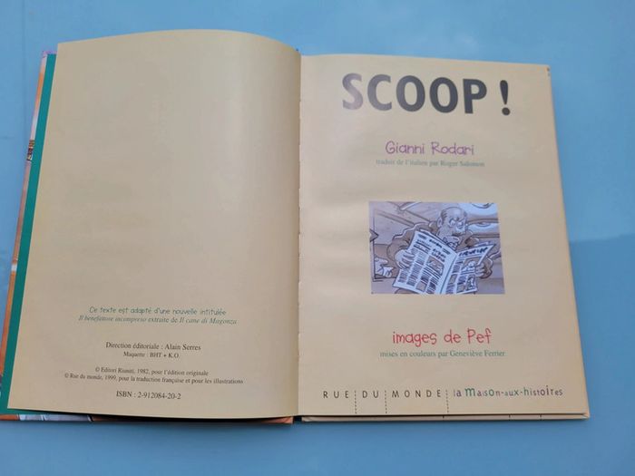 Livre Scoop! Éditions Rue du Monde, La maison aux histoires (37) - photo numéro 2