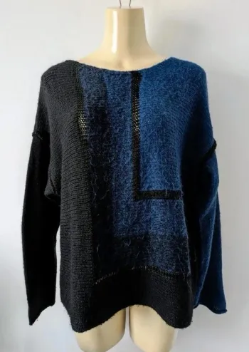 Pull en alpaga laine - Sarah Pacini - taille unique