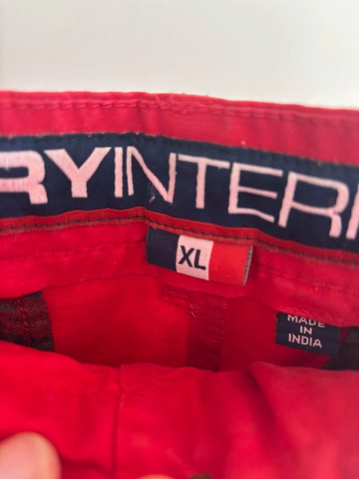Short bermuda rouge golfeur - photo numéro 2