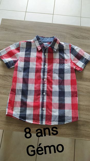 Chemise manches courtes 8 ans Gémo