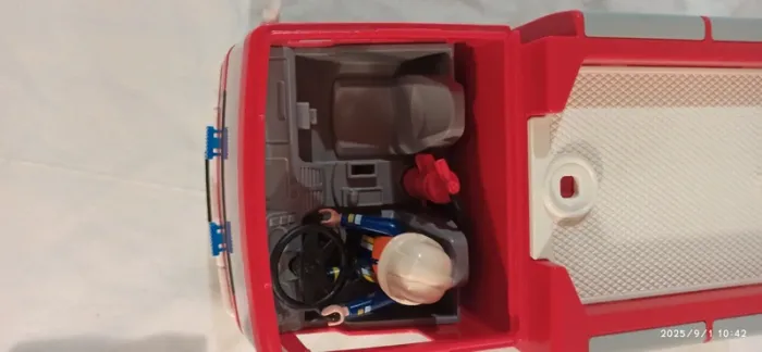 Camion de pompiers lumineux playmobil - photo numéro 15