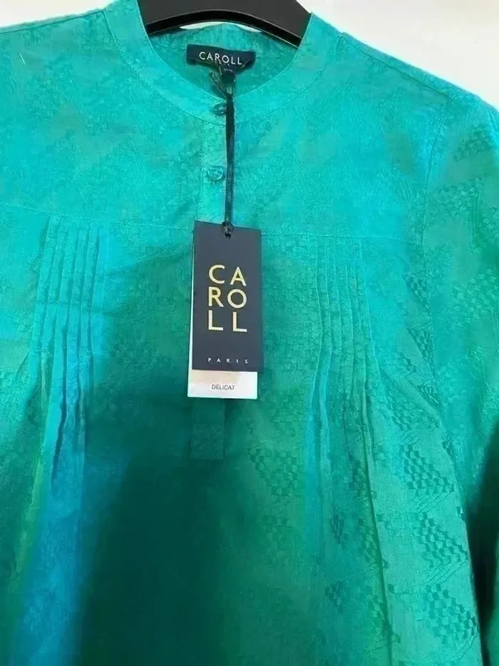 Chemise Blouse Celestine Caroll coupe ample taille XS S 34 Neuve - photo numéro 2