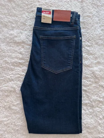 Jean droit straight Bizbee – Bleu brut – Taille 38 – Excellent état - Homme / Femme