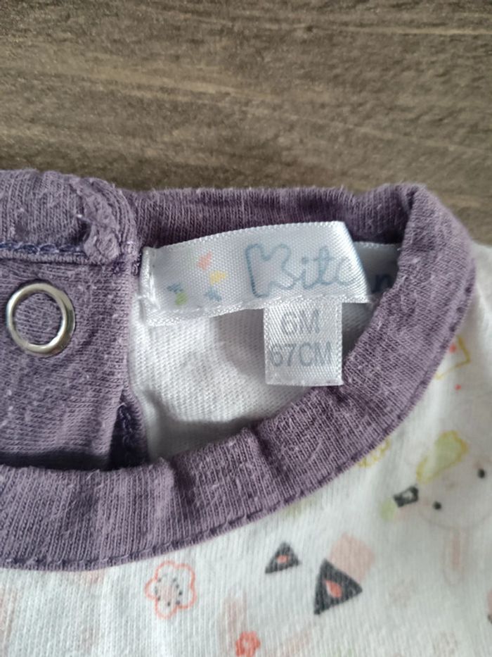 🌞 lot de 2 pyjamas été Bon état 6 mois - photo numéro 4