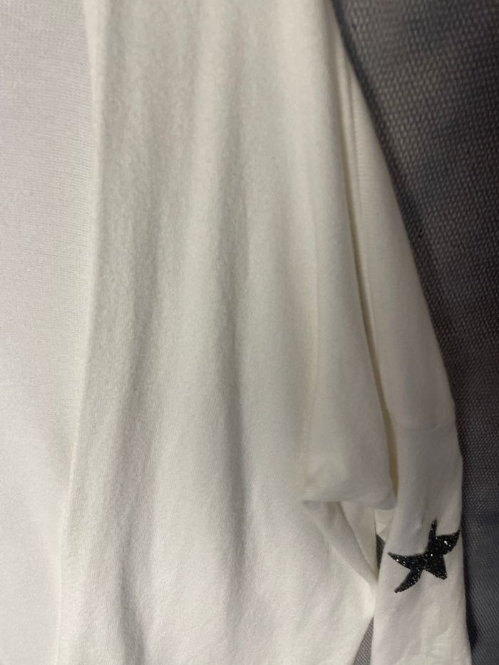 Gilet blanc, over size et toi, le pailleté cocooning - photo numéro 2