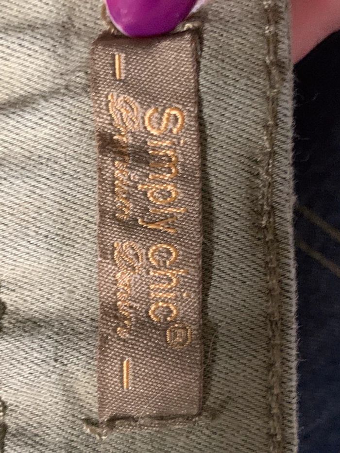 pantalon toile kaki - photo numéro 3
