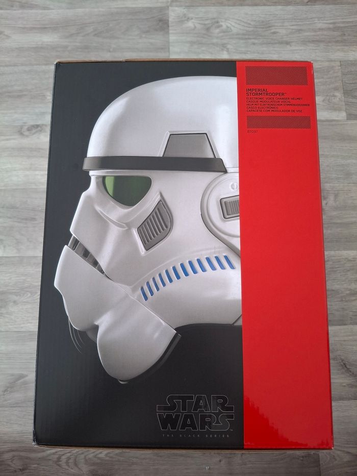 Casque star wars black serie stormtrooper hasbro - photo numéro 2