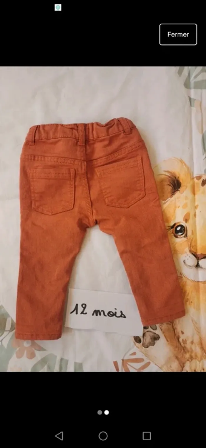 Pantalon 12 mois garçon - photo numéro 2