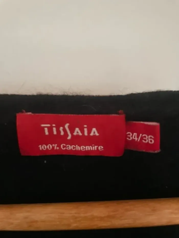 Pull noir cachemire 34/36 tissaia - photo numéro 3