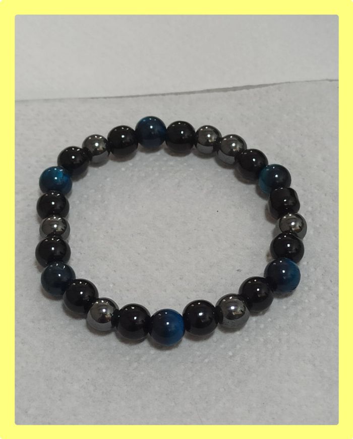 Bracelet en perles énergétiques ou lithothérapeutique
